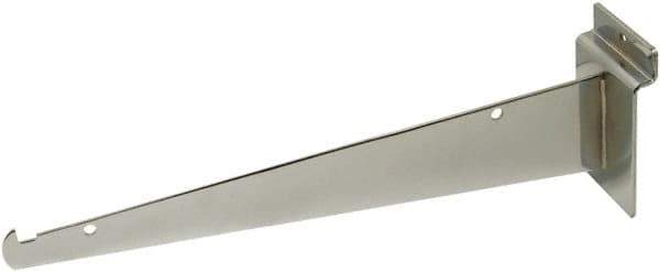 ECONOCO - Chrome Coated Shelf Bracket - 8" Long - Eagle Tool & Supply