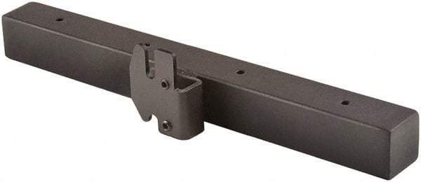 ECONOCO - Black Matte Finish Shelf Bracket - 12" Long - Eagle Tool & Supply