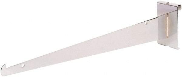 ECONOCO - Chrome Coated Shelf Bracket - 14" Long - Eagle Tool & Supply