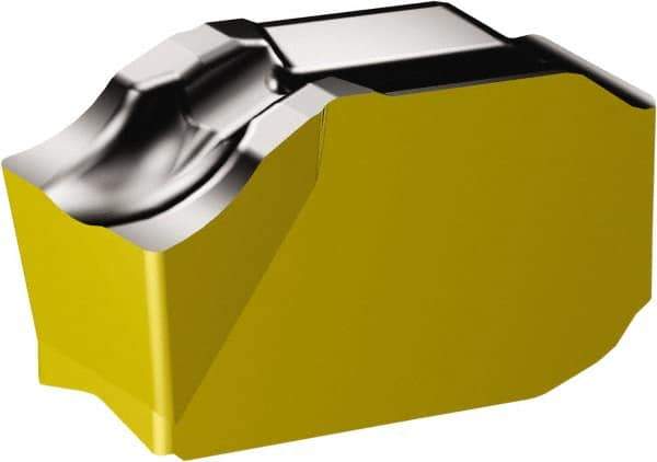 Sandvik Coromant - QDK CM 4325 Grade, 0.2362" Cutting Width, Carbide Cutoff Insert - 0.0118" Cnr Rad, TiCN/Al2O3/TiN Coated - Eagle Tool & Supply