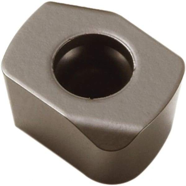 Seco - LPKW05T210 Grade MP2500 Carbide Milling Insert - TiCN/Al2O3 Finish, 1/8" Thick, 1/4" Inscribed Circle - Eagle Tool & Supply