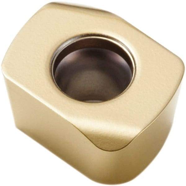 Seco - LPHW05T210 Grade MH1000 Carbide Milling Insert - TiAlN Finish, 1/8" Thick, 1/4" Inscribed Circle - Eagle Tool & Supply