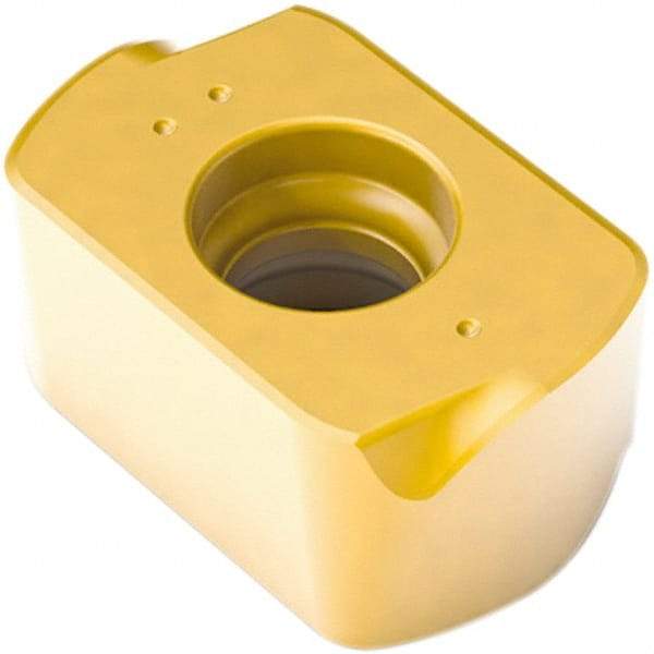 Seco - LOHW060310 Grade MP3000 Carbide Milling Insert - TiAlN Finish, 1/8" Thick, 1/4" Inscribed Circle - Eagle Tool & Supply