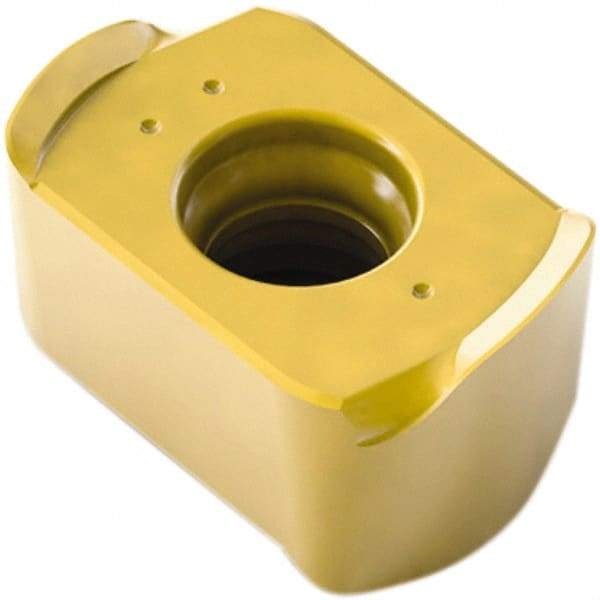 Seco - LOHT060310 Grade MP3000 Carbide Milling Insert - TiAlN Finish, 1/8" Thick, 1/4" Inscribed Circle - Eagle Tool & Supply