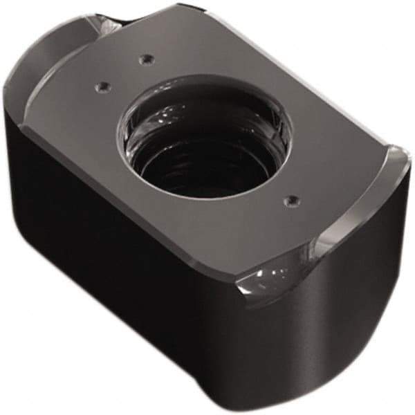 Seco - LOHT060310 Grade MP2500 Carbide Milling Insert - TiCN/Al2O3 Finish, 1/8" Thick, 1/4" Inscribed Circle - Eagle Tool & Supply
