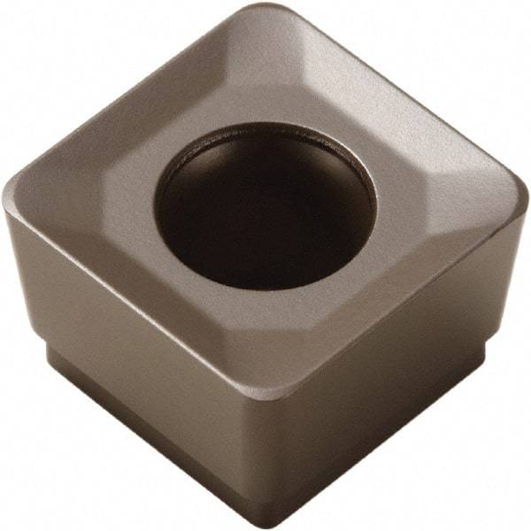 Seco - SCET120630 Grade MS2050 Carbide Milling Insert - TiAlN/NbN Finish, 1/4" Thick, 1/2" Inscribed Circle - Eagle Tool & Supply