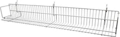 ECONOCO - 6-1/2 High, Open Shelving Accessory/Component - Steel, Epoxy Finish, 47-1/2" Long, Use with Slatwall, Gridwall or Slotted Standard Brackets - Eagle Tool & Supply