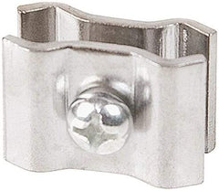 ECONOCO - Open Shelving Accessory/Component - Steel, Chrome Finish, Use with Grid Panels - Eagle Tool & Supply