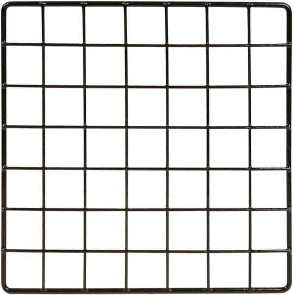 ECONOCO - 10" Wide, Open Shelving Accessory/Component - Steel, 10" Long, Use with Grid Panels & Cubbies - Eagle Tool & Supply