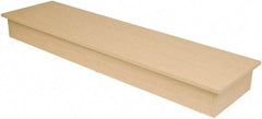 ECONOCO - 16" Wide, 6 High, Open Shelving Accessory/Component - Melamine, 60" Long, Use with Glass Cubbies - Eagle Tool & Supply