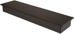 ECONOCO - 14" Wide, 6 High, Open Shelving Accessory/Component - Melamine, 52" Long, Use with Glass Cubbies - Eagle Tool & Supply