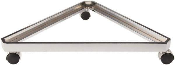 ECONOCO - Open Shelving Accessory/Component - Steel, Chrome Finish, 24" Long, Use with Grid Panels - Eagle Tool & Supply