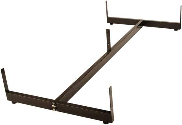 ECONOCO - 24-1/2" Wide, Open Shelving Accessory/Component - Steel, 49-1/2" Long, Use with Grid Panels - Eagle Tool & Supply