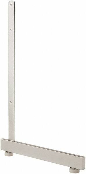 ECONOCO - 19-1/2 High, Open Shelving Accessory/Component - Steel, Chrome Finish, 12-3/4" Long, Use with Grid Panels - Eagle Tool & Supply