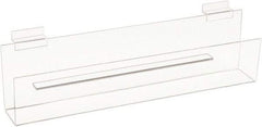 ECONOCO - 16" Wide x 2" Deep x 4" High, Acrylic Greeting Card Shelf - Clear - Eagle Tool & Supply