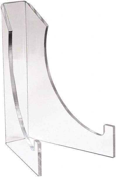 ECONOCO - 6" Deep x 8" High, Acrylic Display Easel - Clear - Eagle Tool & Supply