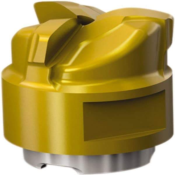 Seco - MP16 Grade MP3000 Carbide High Feed Milling Tip Insert - 3 Flutes, 16mm Cutting Diam, 0.9mm Depth of Cut, 0.07" Cnr Rad - Eagle Tool & Supply