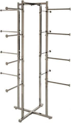 ECONOCO - Chrome Folding Display Rack Tower - 19-1/2" Wide x 61-1/2" High - Eagle Tool & Supply