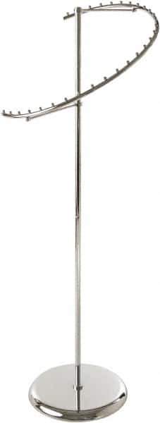 ECONOCO - Chrome Spiral Costumer Display Rack - 24" Wide x 67" High - Eagle Tool & Supply