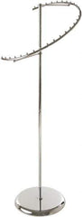 ECONOCO - Chrome Spiral Costumer Display Rack - 24" Wide x 67" High - Eagle Tool & Supply