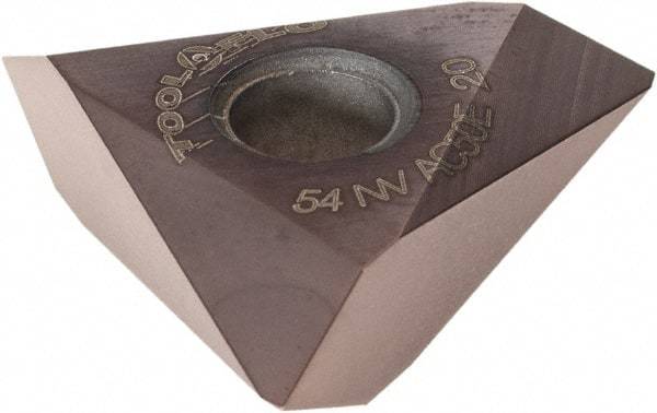 Tool-Flo - TNMA44 API Buttress Grade GP50D Edge Threading Insert - AlTiN Finish, 5/8" Inscribed Circle, Neutral Cut - Eagle Tool & Supply