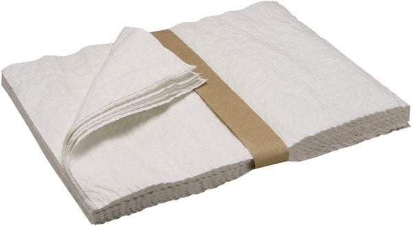 Ability One - Dry Shop Towel/Industrial Wipes - 13" x 18" Sheet Size, White - Eagle Tool & Supply