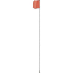 Checkers - Marking Flags Type: Warning Whip Flag Message or Pattern: Solid Color - Eagle Tool & Supply