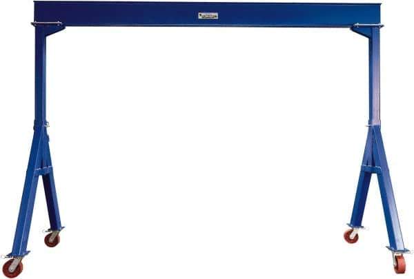 Vestil - 10,000 Lb Load Capacity, Steel Gantry Crane - 10' Span - Eagle Tool & Supply