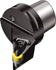 Sandvik Coromant - Right Hand Cut, Size C4, RNMG 43 Insert Compatiblity, Modular Turning & Profiling Cutting Unit Head - 27mm Ctr to Cutting Edge, 50mm Head Length, Through Coolant, Series T-Max P - Eagle Tool & Supply