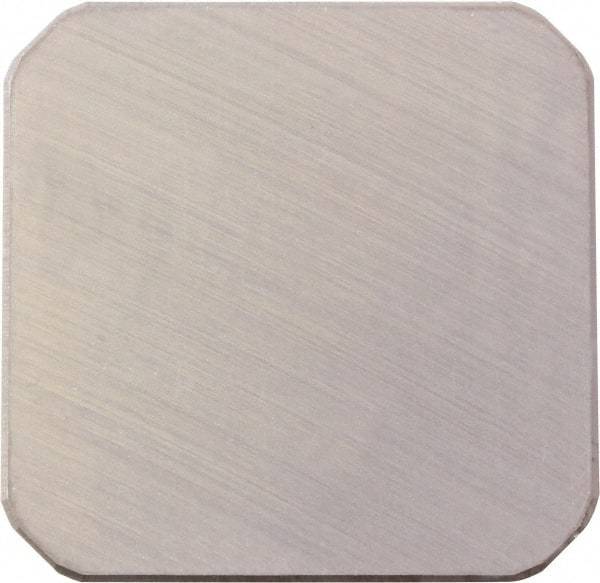 Kyocera - SEEN42 W Grade KW10 Carbide Milling Insert - WC/Co Finish, 1/8" Thick, 1/2" Inscribed Circle - Eagle Tool & Supply