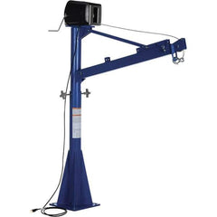 Vestil - 1,500 Lb Load Capacity, Steel Jib Crane - 5' 9/16" Span - Eagle Tool & Supply