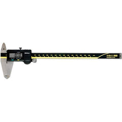 Mitutoyo - 0 to 200mm Range, 0.01mm Resolution, Electronic Caliper - Steel with 50mm Steel Jaws, 0.02mm Accuracy, SPC Output - Eagle Tool & Supply