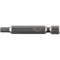 Wiha - 3mm Hex Power Bit - 1/4" Drive, 50mm OAL - Eagle Tool & Supply