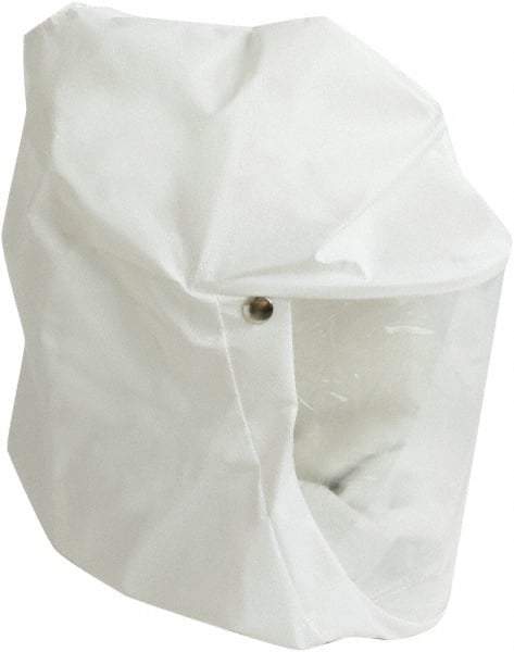 North - Universal Size, PAPR/SAR Compatible Headcover with Face Shield - Polypropylene, Compatible with North PA100 Series Hoods - Eagle Tool & Supply