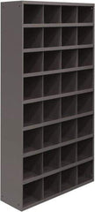 Durham - 32 Bin, Small Parts Storage Bin - 12" Deep x 35" Wide x 65" High - Eagle Tool & Supply