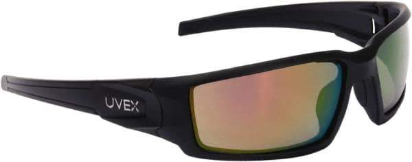 Uvex - Espresso Lenses, Framed Polarized Glasses - Scratch Resistant, Size Universal, Wrap Around - Eagle Tool & Supply