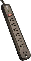 Tripp-Lite - 7 Outlets, 120 VAC15 Amps, 4' Cord, Power Outlet Strip - Floor, Keyhole Mount, 5-15 NEMA Configuration, 12.4" Strip - Eagle Tool & Supply