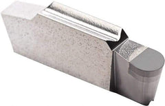 Seco - 1304LCGN Grade CBN010, 0.157" Cutting Width PCBN Grooving Insert - 0.157" Max Depth of Cut, Neutral, 0.0787" Corner Radius - Eagle Tool & Supply