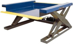 Southworth - 4,000 Lb Capacity Low Power Pallet Positioner Scissor Lift - 0.38" to 35-3/8" Lift Height, 50" Platform Length x 48" Platform Width - Eagle Tool & Supply