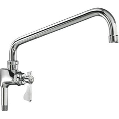 Krowne - Base Mount, Low Arc Add-On Faucet for Pre-Rinse Units - One Handle, Blade Handle, Swing Spout and Nozzle, No Drain - Eagle Tool & Supply