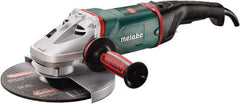 Metabo - 9" Wheel Diam, 6,600 RPM, Corded Angle & Disc Grinder - 5/8-11 Spindle - Eagle Tool & Supply