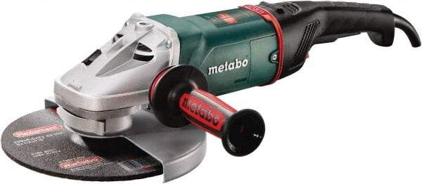 Metabo - 9" Wheel Diam, 6,600 RPM, Corded Angle & Disc Grinder - 5/8-11 Spindle - Eagle Tool & Supply