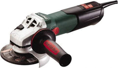 Metabo - 5" Wheel Diam, 2,800 to 9,600 RPM, Corded Angle & Disc Grinder - 5/8-11 Spindle, 120 Volts, 13.5 Amps - Eagle Tool & Supply