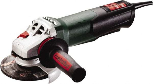 Metabo - 5" Wheel Diam, 11,000 RPM, Corded Angle & Disc Grinder - 5/8-11 Spindle, 120 Volts, 13.5 Amps - Eagle Tool & Supply