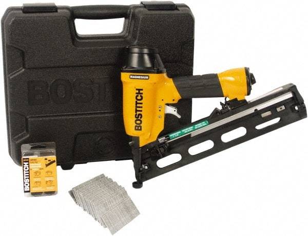 Stanley Bostitch - 1-1/4 to 2-1/2" Nail Length, 15 Gauge Finish Air Nailer Kit - 70 to 120 psi - Eagle Tool & Supply