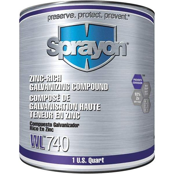 Sprayon - 32 oz Zinc Cold Galvanizing Compound - Comes in Can - Eagle Tool & Supply