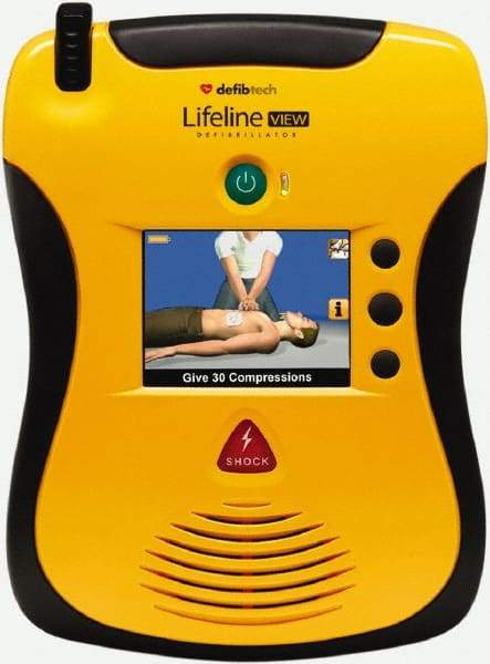 Defibtech - Adult Pad Defibrillator - Nonrechargeable Lithium Battery Included - Eagle Tool & Supply