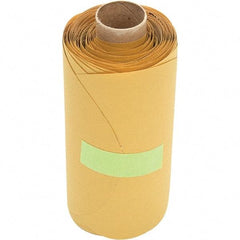 3M - 5" Diam, 500 Grit Aluminum Oxide Adhesive PSA Disc - Super Fine Grade, Gold, Film Backing, Flexible, Use with Random Orbital Sanders - Eagle Tool & Supply
