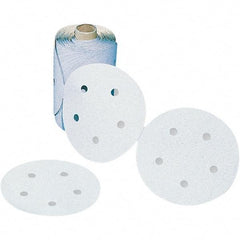 3M - 3-1/4" Diam, 240 Grit Silicon Carbide Adhesive PSA Disc - Very Fine Grade, Gray, Paper Backing, Flexible, Use with Hand Sanding - Eagle Tool & Supply