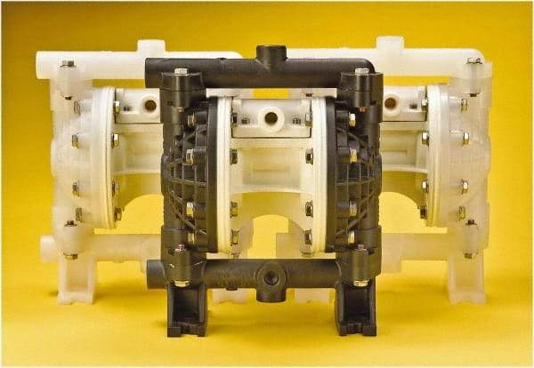 Versa-Matic - 1/2" NPT, Air Operated Diaphragm Pump - Buna-N Diaphragm, Polypropylene Housing - Eagle Tool & Supply